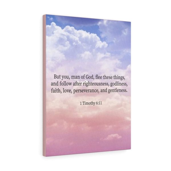 Scripture Canvas Man of God 1 Timothy 6:11 Christian Bible Verse Meaningful Framed Prints, Canvas Paintings - Image 6