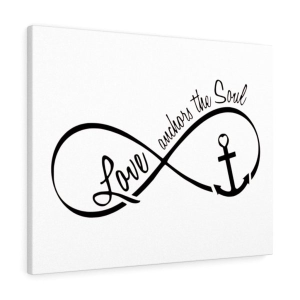 Scripture Canvas Love Anchors The Soul Christian Meaningful Framed Prints, Canvas Paintings - Image 2