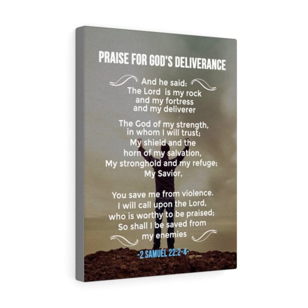 Scripture Canvas Praise For God's Deliverance 2 Samuel 22:24 Christian Bible Verse Meaningful Framed Prints, Canvas Paintings