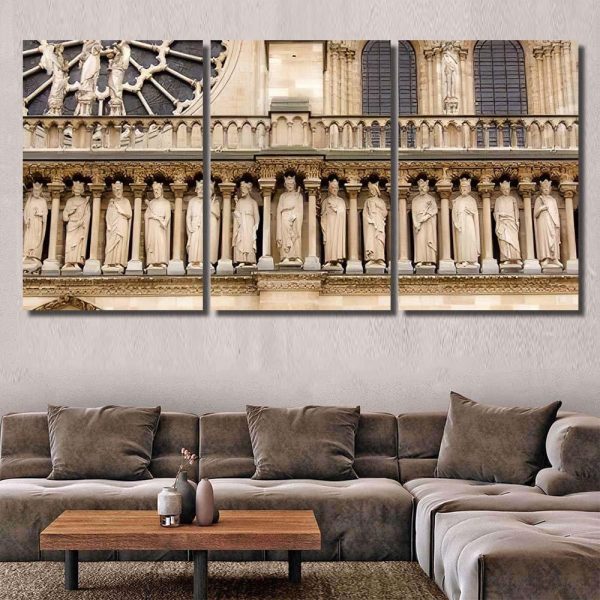 Closer Look Notre Dame Last Supper Christian Premium Multi Canvas Prints, Multi Piece Panel Canvas Luxury Gallery Wall Fine Art Print - Image 5