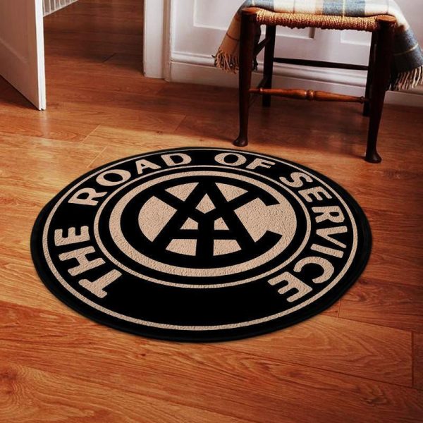 Akron Living Room Round Mat Circle Rug Akron Canton & Youngstown Railroad