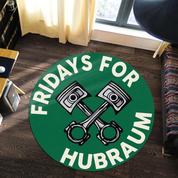 Fridays For Hubraum Round Mat Round Floor Mat Room Rugs Carpet Outdoor Rug Washable Rugs - Image 2