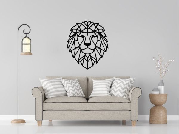 Lion Geometric Lion Wall Decor Metal Wall Decor Decorations