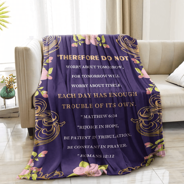 Christian Gifts For Women Kids Religious Blanket For Christian Friends - Image 4