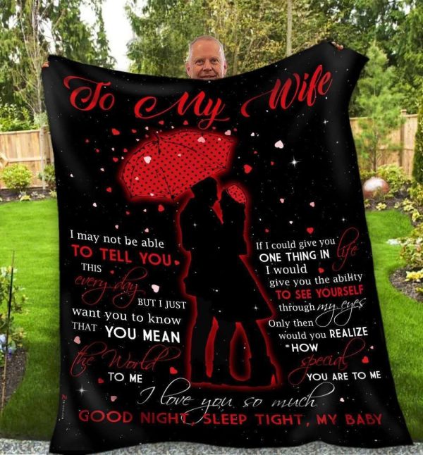 Fleece Blanket Blanket Gift For Wife How Special You Are To Me - Image 2