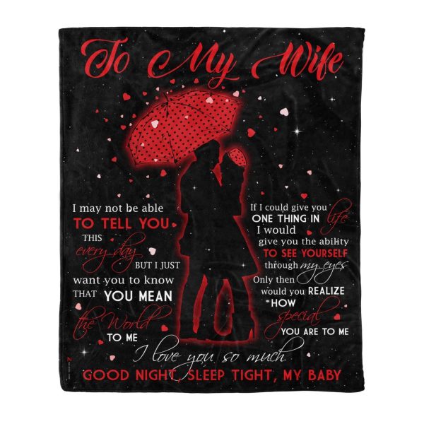 Fleece Blanket Blanket Gift For Wife How Special You Are To Me - Image 3