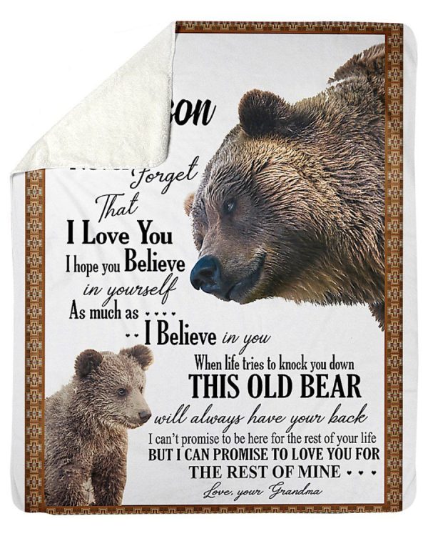 This Old Bear Will Always Have Your Back Great Gift From Grandma To Gr