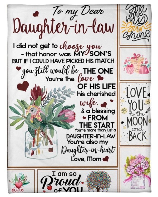 To My Daughter-in-law You Are Also My Daughter-in-heart Gifts From Mom