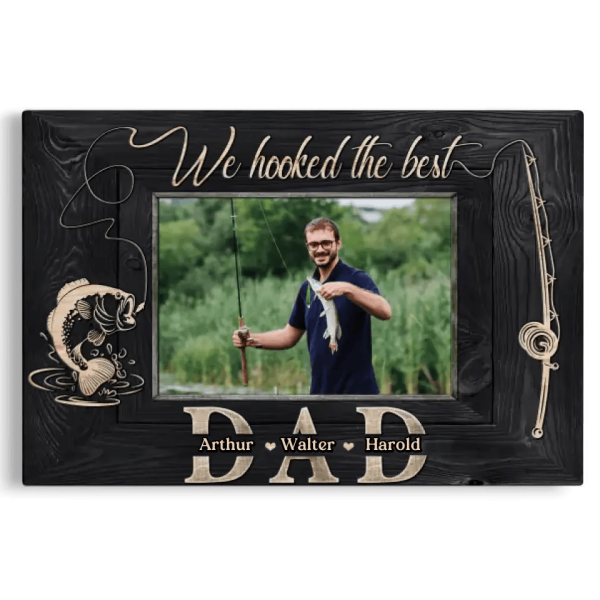 Personalized Canvas Prints, Custom Photo, Father??s Day, Best Fishing Gift For Dad, Gift For Fisherman Dem Canvas - Image 6