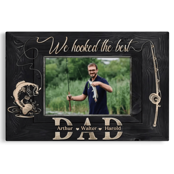 Personalized Canvas Prints, Custom Photo, Father??s Day, Best Fishing Gift For Dad, Gift For Fisherman Dem Canvas - Image 7