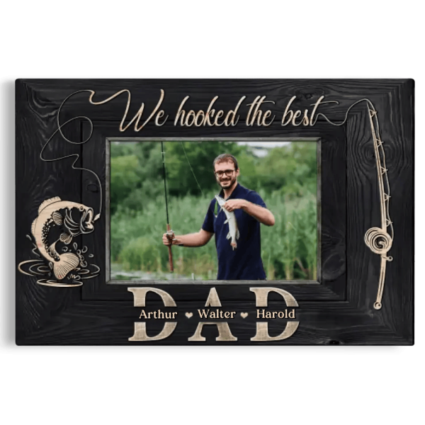 Personalized Canvas Prints, Custom Photo, Father??s Day, Best Fishing Gift For Dad, Gift For Fisherman Dem Canvas - Image 8