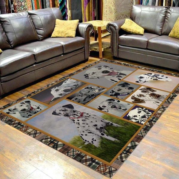 Dalmatian Qr43649 Area Rugs For Living Room Rectangle Rug Bedroom Rugs Carpet Flooring Gift RS137927|Rosabella Print