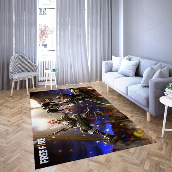 Free Fire Game Favorite 26 Rectangle Rug Decor Area Rugs For Living Room Bedroom Kitchen Rugs Home Carpet Flooring Rs014035 Print