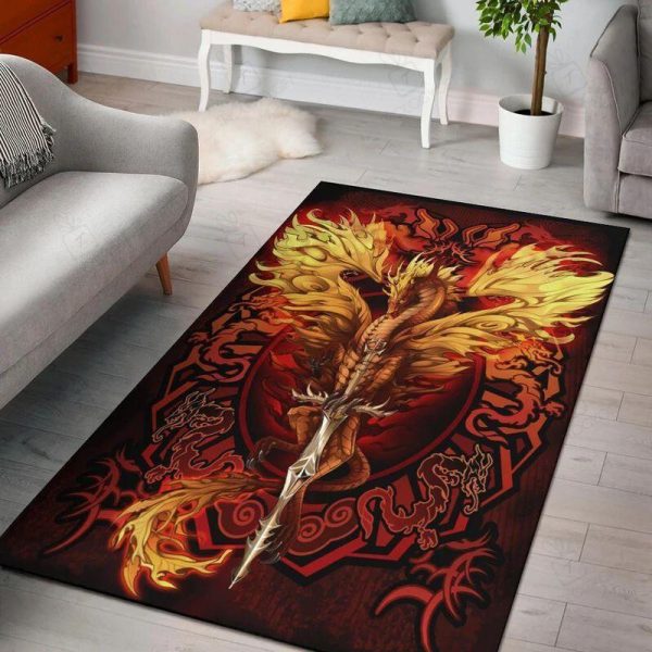 Dragon 8 Rectangle Rug Decor Area Rugs For Living Room Bedroom Kitchen Rugs Home Carpet Flooring Rs012653 Print