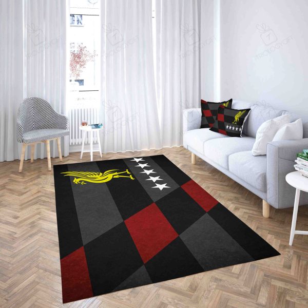 Liverpool Football Club Beautiful Design Rectangle Area Rugs Carpet For Living Room, Bedroom, Kitchen Rugs, Non-Slip Carpet Rp121145 Print