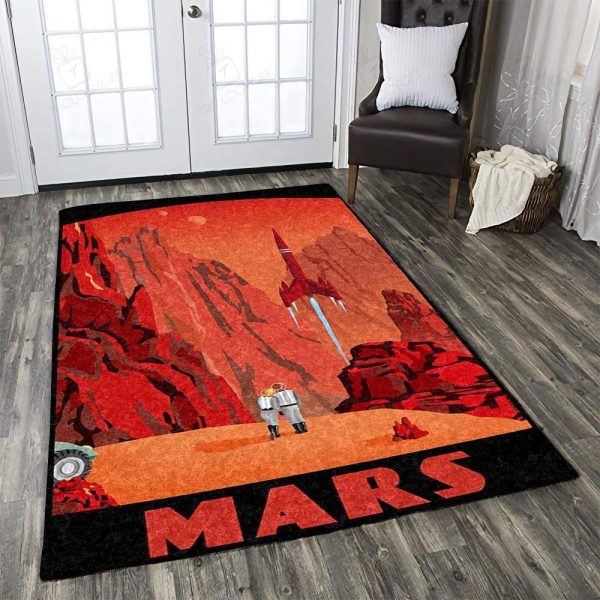 Mars Rectangle Area Rugs Carpet For Living Room, Bedroom, Kitchen Rugs, Non-Slip Carpet Rp121846 Print