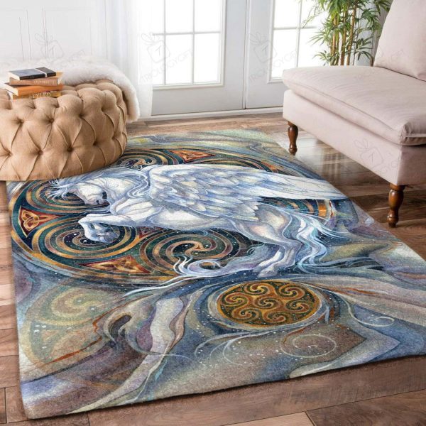 Pegasus Rectangle Area Rugs Carpet For Living Room, Bedroom, Kitchen Rugs, Non-Slip Carpet Rp123890 Print